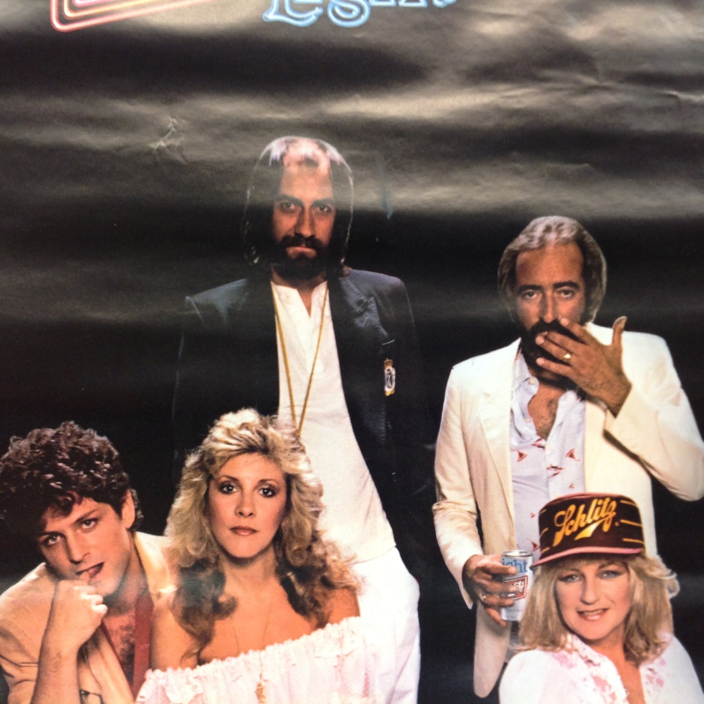 Vintage 1982 Fleetwood Mac Mirage Tour '82 Schlitz Light Beer Promotional Poster