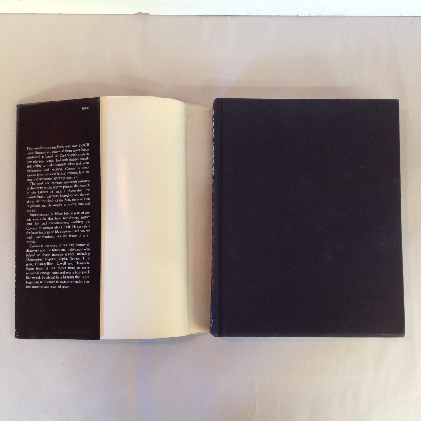 Vintage 1980 Hardcover Cosmos Carl Sagan