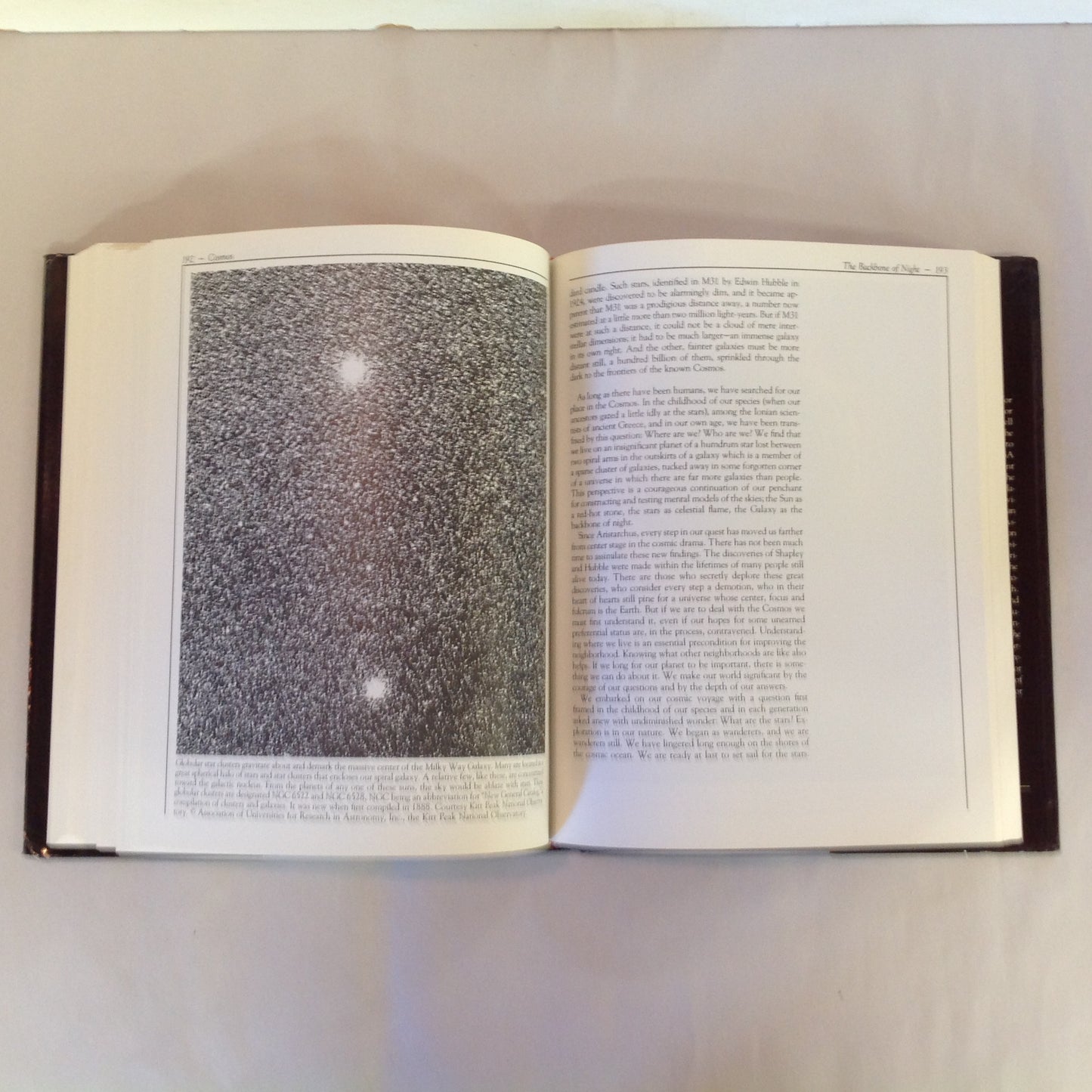Vintage 1980 Hardcover Cosmos Carl Sagan