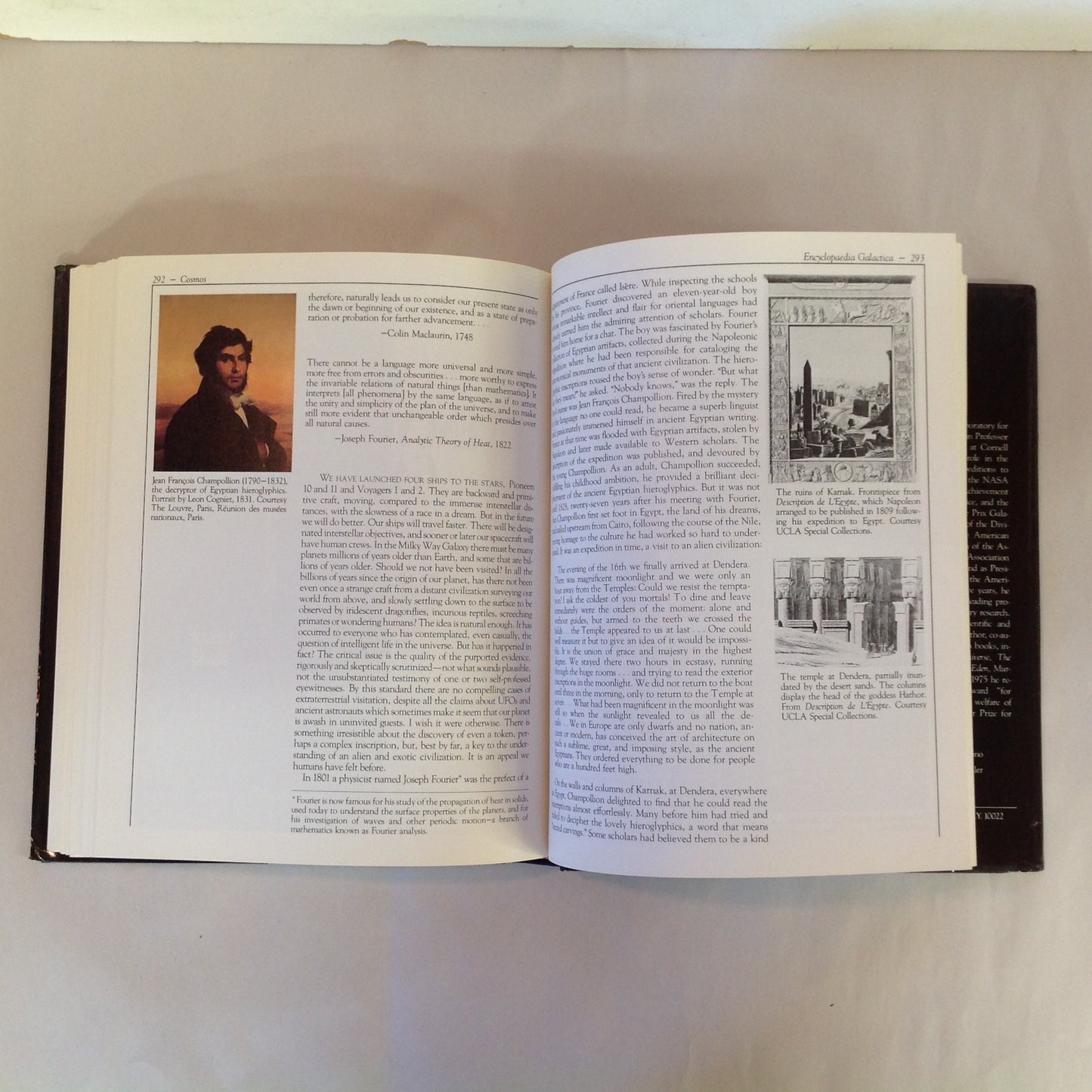 Vintage 1980 Hardcover Cosmos Carl Sagan