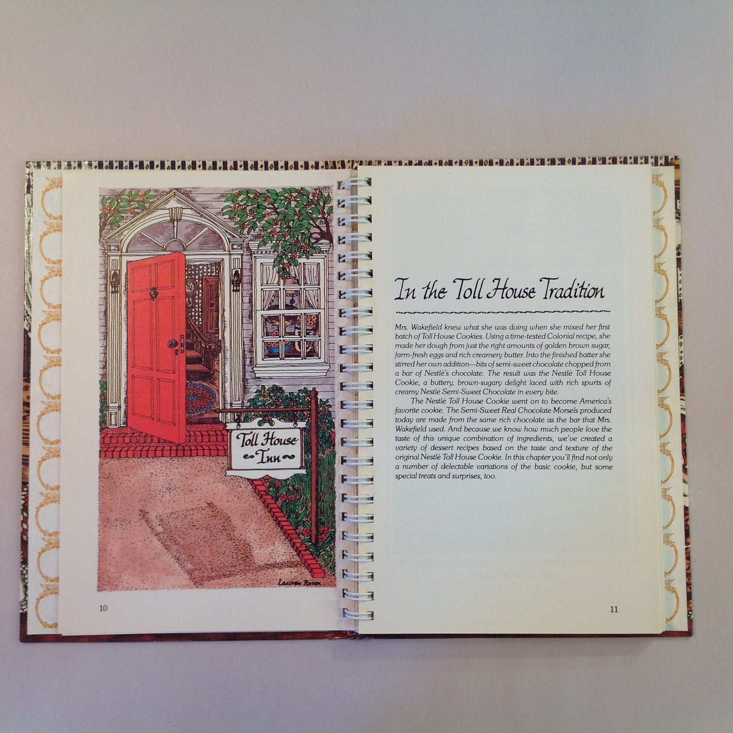 Vintage 1981 Hardcover Toll House Heritage Cookbook: A Collection of Favorite Dessert Recipes Vincent Williams