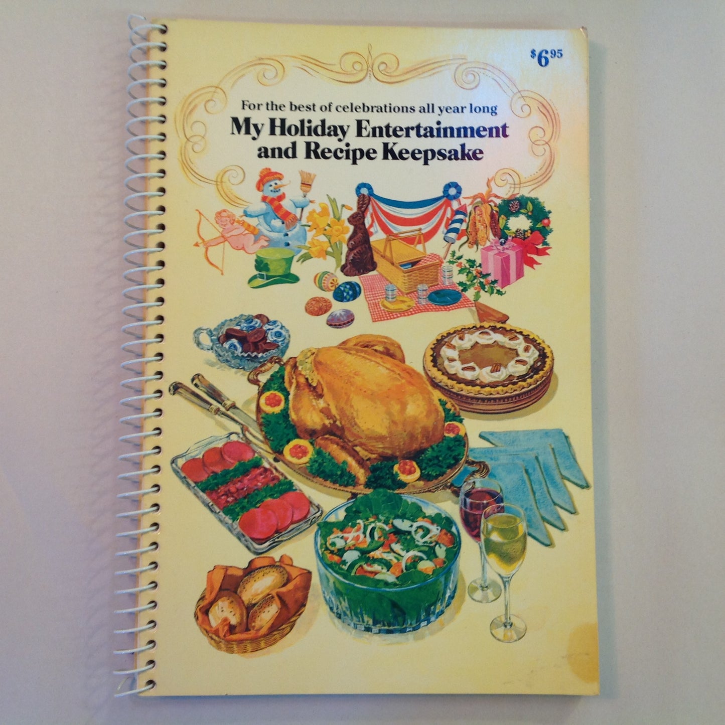 Vintage 1983 Paperback My Holiday Entertainment and Keepsake Guide