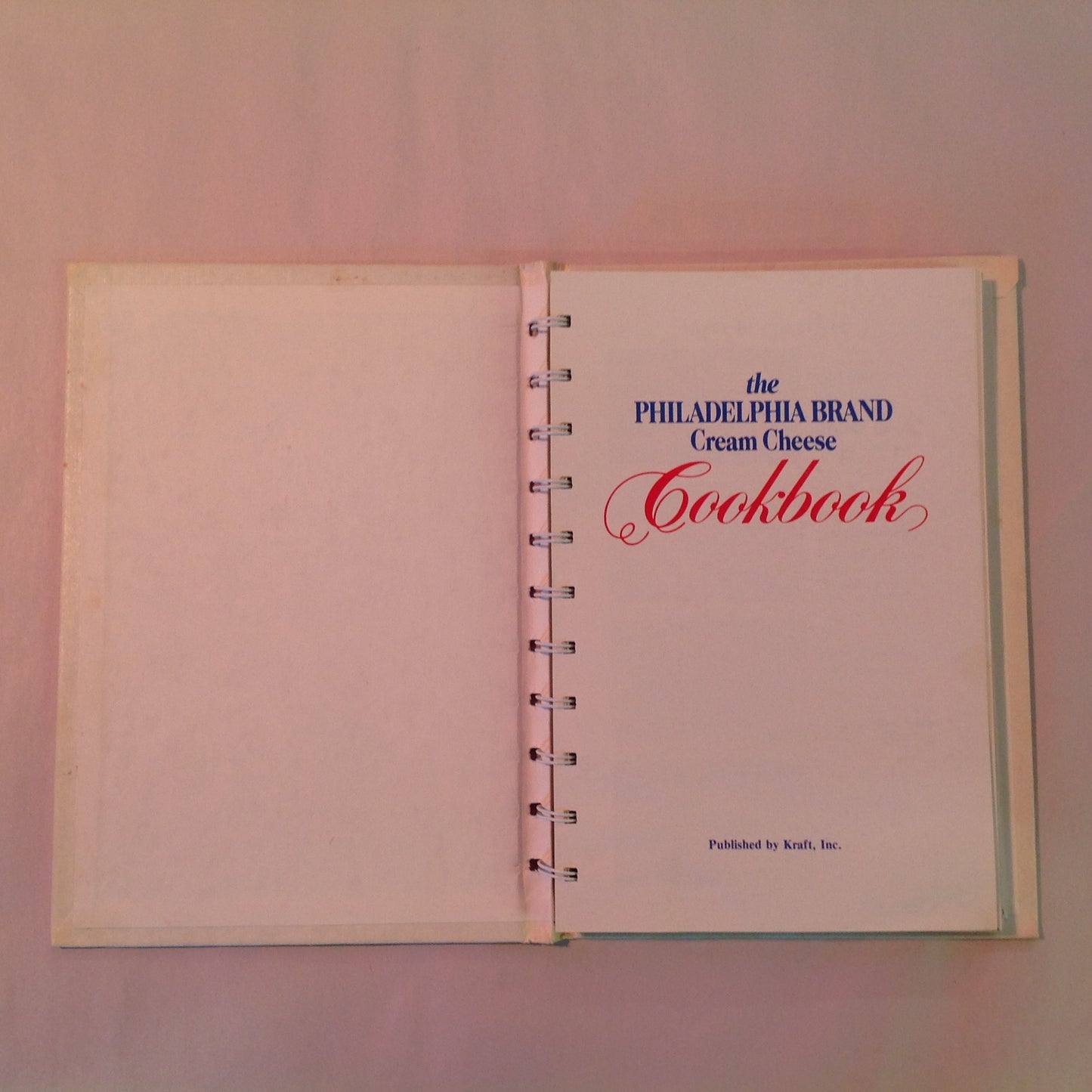 Vintage 1984 Hardcover The Philadelphia Brand Cream Cheese Cookbook 100 Anniversary