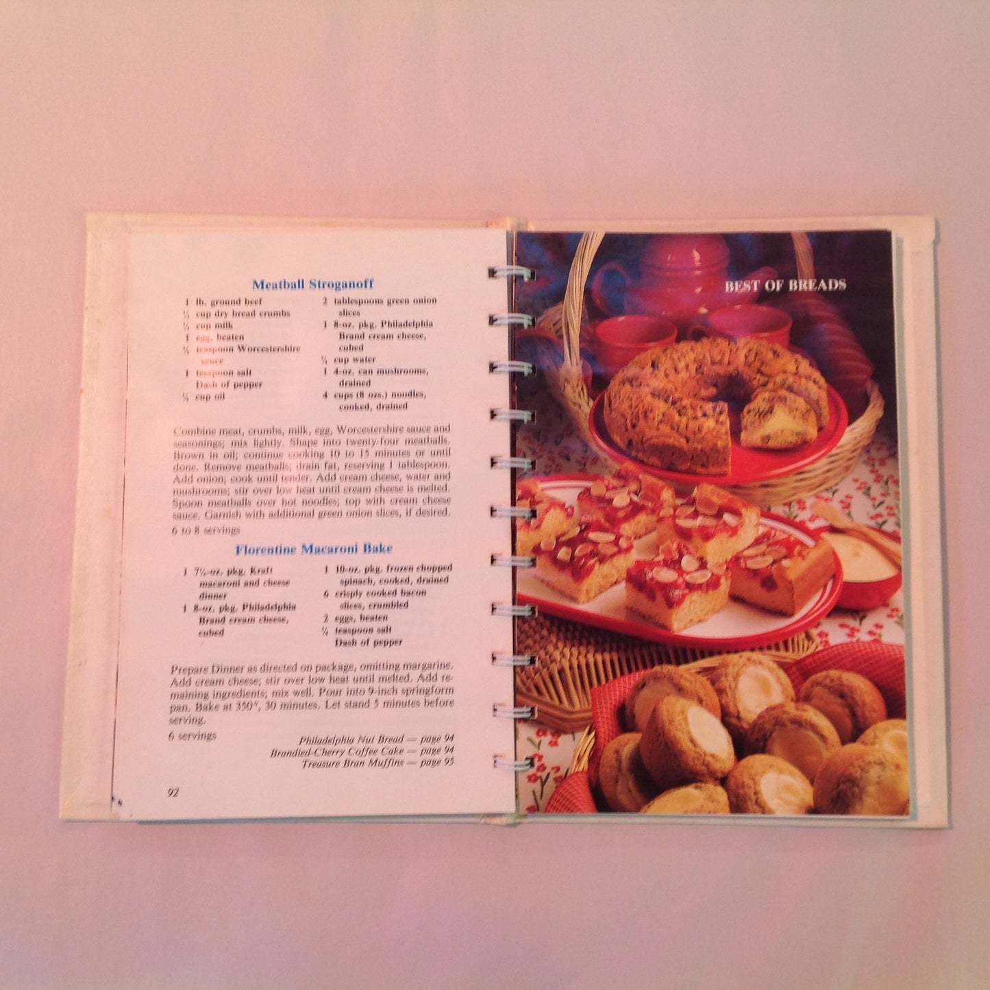 Vintage 1984 Hardcover The Philadelphia Brand Cream Cheese Cookbook 100 Anniversary