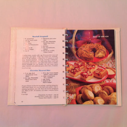 Vintage 1984 Hardcover The Philadelphia Brand Cream Cheese Cookbook 100 Anniversary