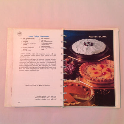 Vintage 1984 Hardcover The Philadelphia Brand Cream Cheese Cookbook 100 Anniversary