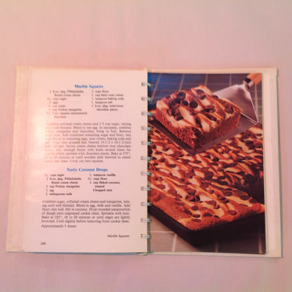 Vintage 1984 Hardcover The Philadelphia Brand Cream Cheese Cookbook 100 Anniversary