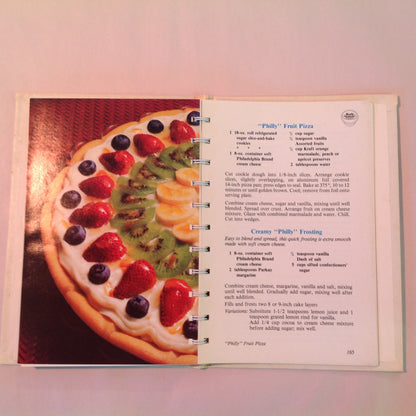 Vintage 1984 Hardcover The Philadelphia Brand Cream Cheese Cookbook 100 Anniversary