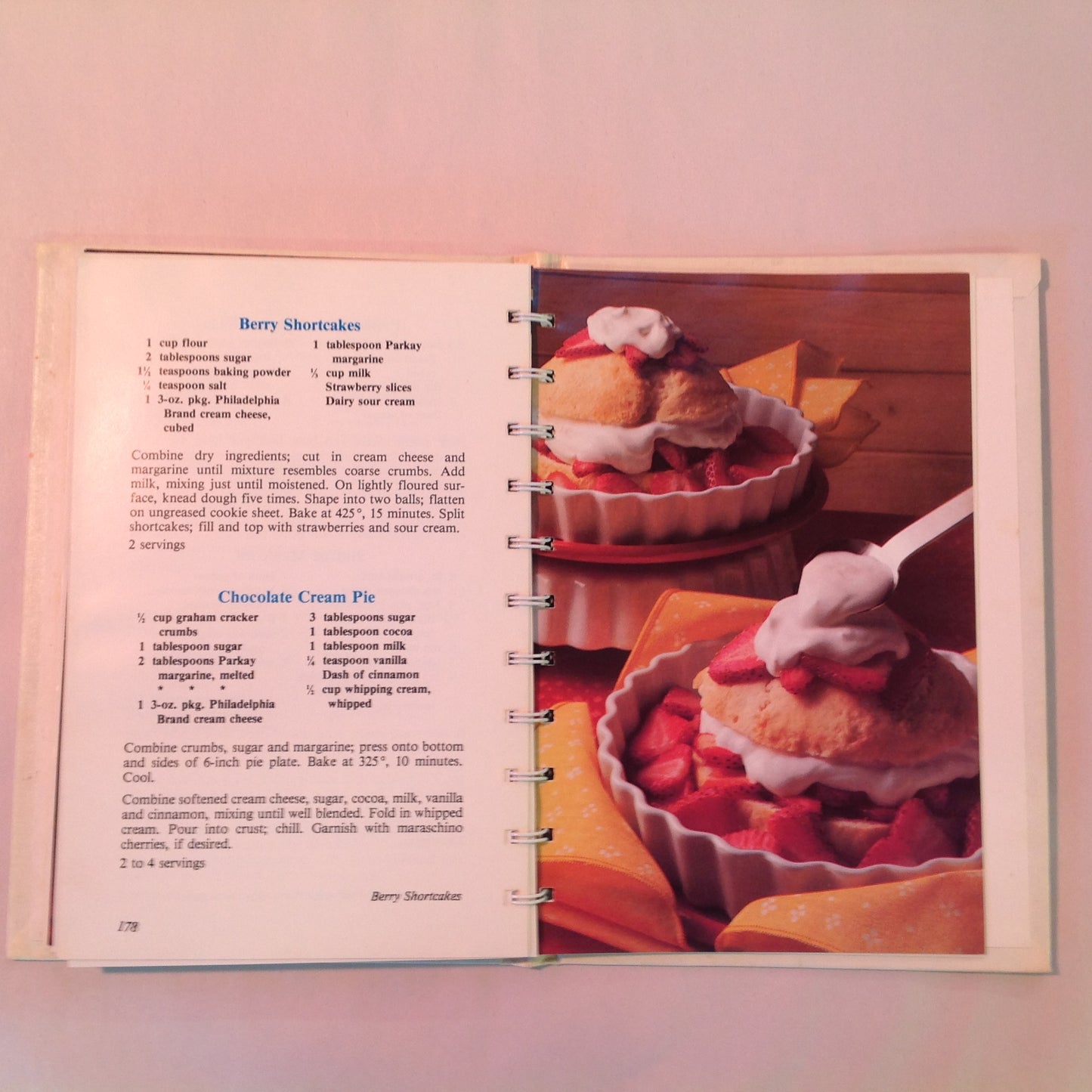 Vintage 1984 Hardcover The Philadelphia Brand Cream Cheese Cookbook 100 Anniversary