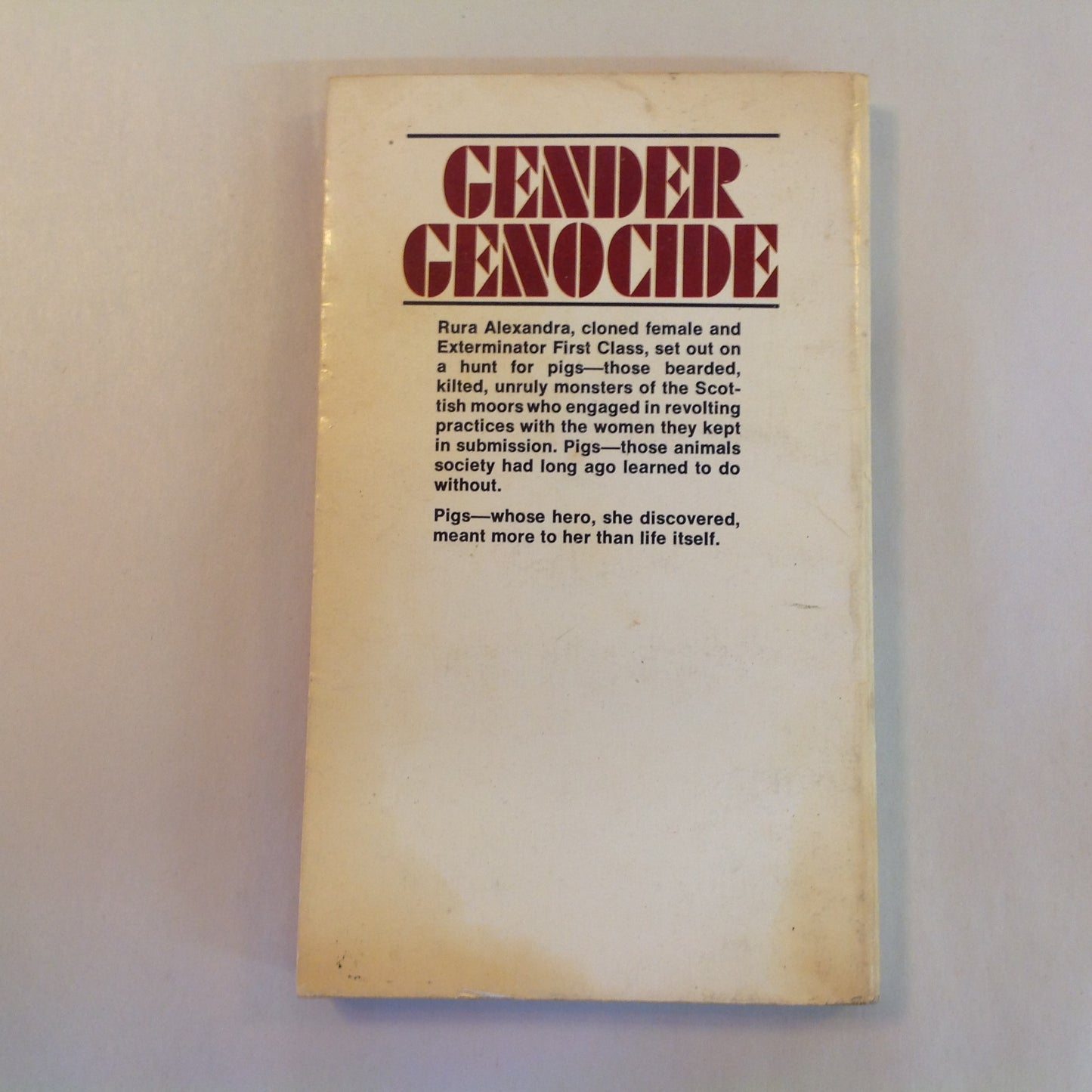 Vintage 1972 Mass Market Paperback Gender Genocide Edmund Cooper First ACE