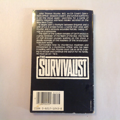 Vintage 1983 Mass Market Paperback The Survivalist #6: The Savage Horde Jerry Ahern
