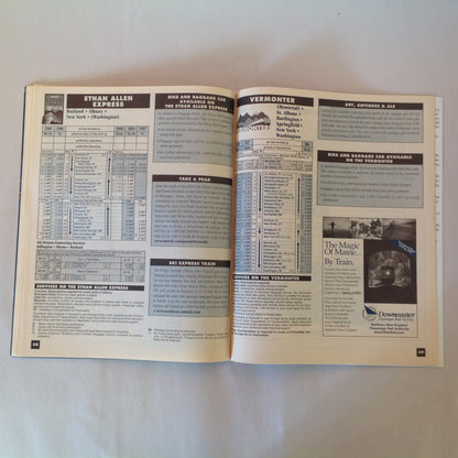 Vintage Winter 2001 Northeast Timetable Acela Express Train Railroad Schedule