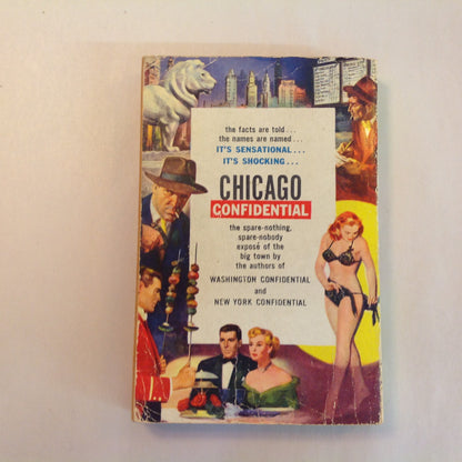 Vintage 1950 Mass Market Paperback Chicago Confidential Jack Lait Lee Mortimer Dell First