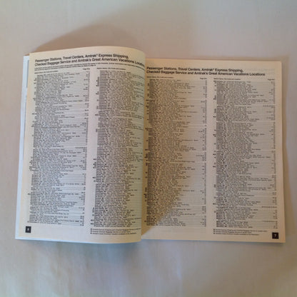 Vintage Spring 1995 Amtrak National Timetable Railroad Train Schedule Route USA