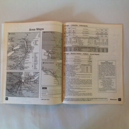 Vintage Spring 1995 Amtrak National Timetable Railroad Train Schedule Route USA