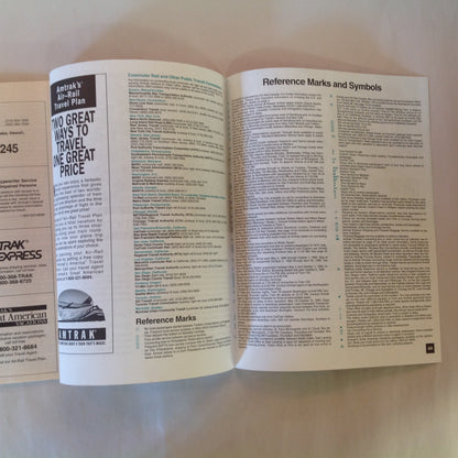 Vintage Spring 1995 Amtrak National Timetable Railroad Train Schedule Route USA
