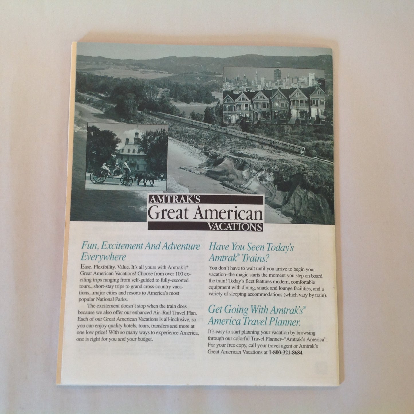 Vintage Spring 1995 Amtrak National Timetable Railroad Train Schedule Route USA