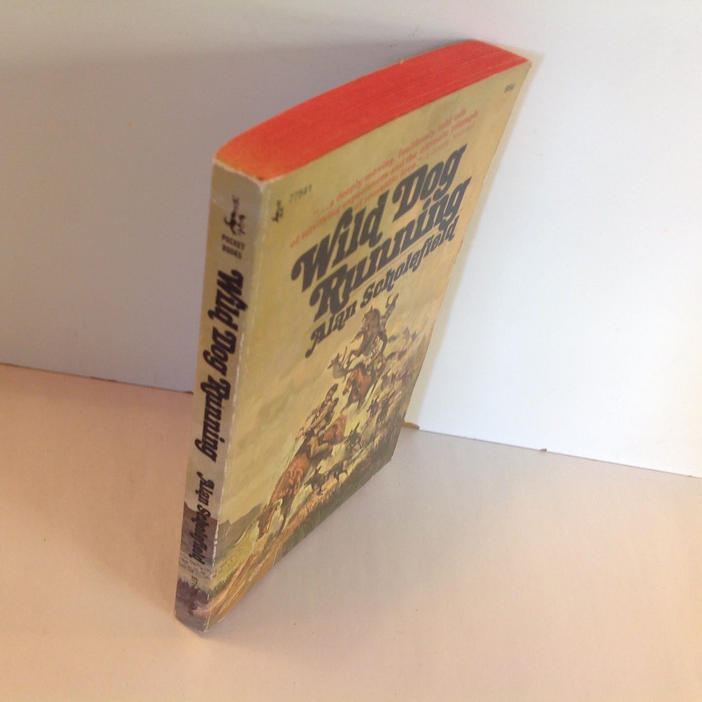 Vintage 1973 Mass Market Paperback Wild Dog Running Alan Scholefield Pocket First