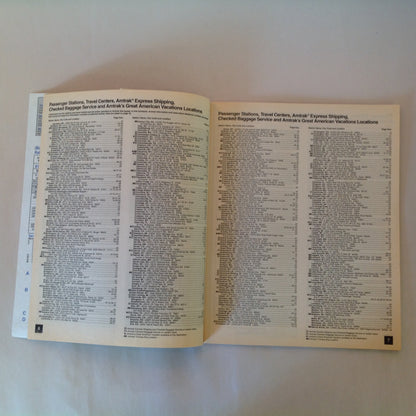 Vintage Fall/Winter 1995 Amtrak National Timetable Train Railroad Schedule Route