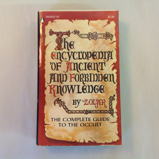 Vintage 1970 Mass Market Paperback The Encyclopedia of Ancient and Forbidden Knowledge: The Complete Guide to the Occult Zolar