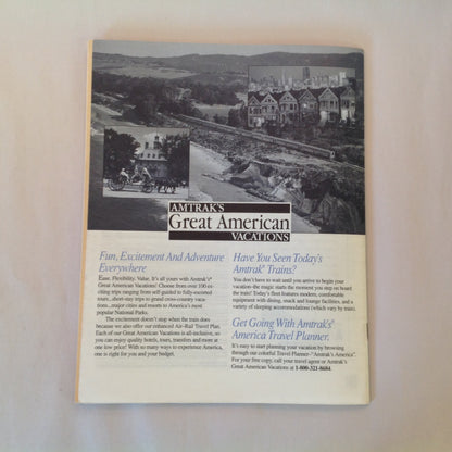 Vintage Fall/Winter 1995 Amtrak National Timetable Train Railroad Schedule Route