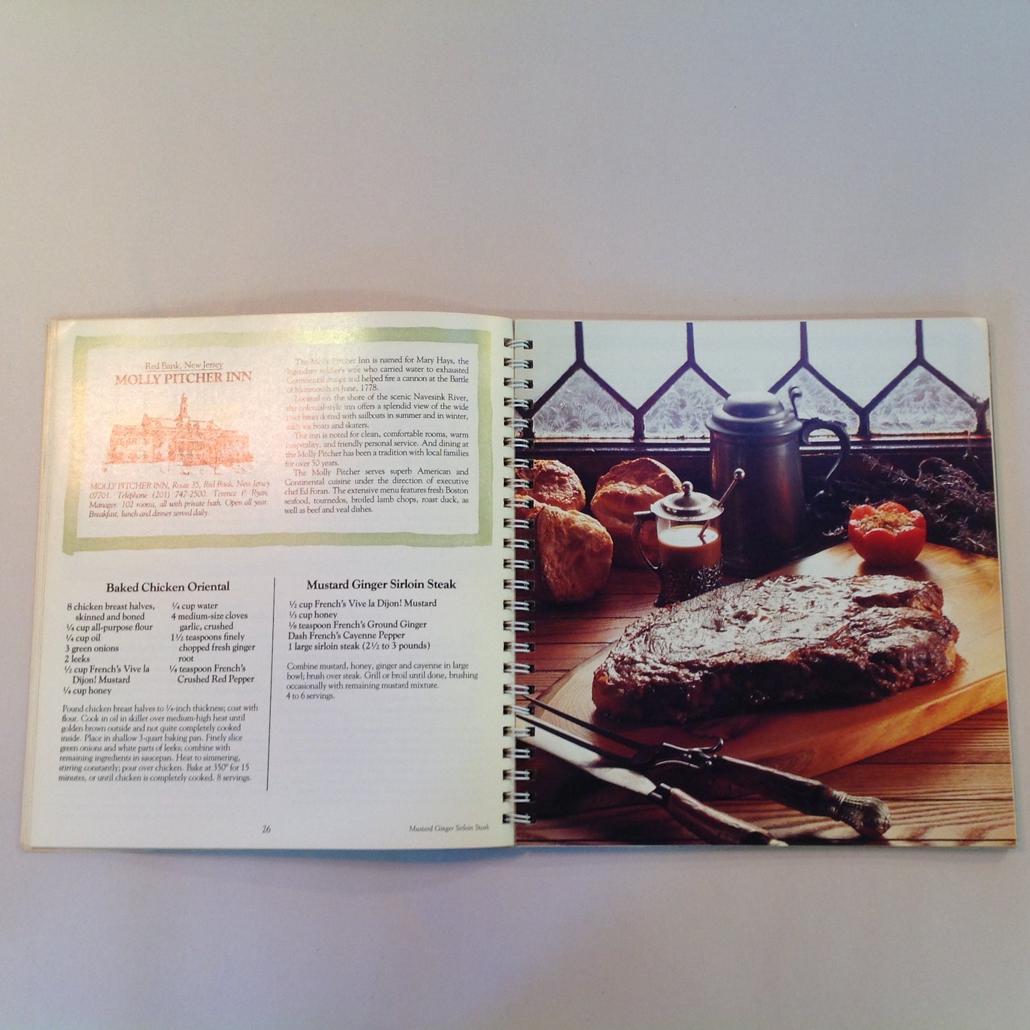 Vintage 1984 R T French America's Country Inn Cookbook Recipes Specialties Menu