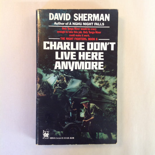 Vintage 1989 Mass Market Paperback Charlie Don't Live Here Anymore David Sherman