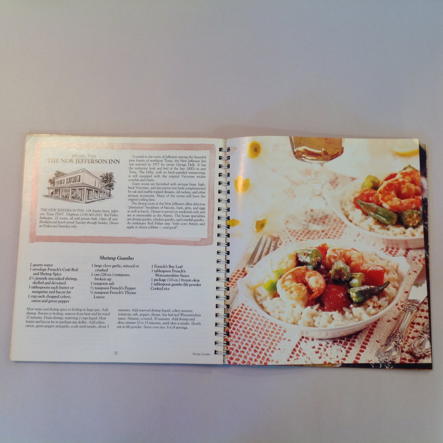 Vintage 1984 R T French America's Country Inn Cookbook Recipes Specialties Menu