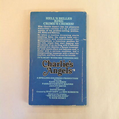 Vintage 1977 Mass Market Paperback Charlie's Angels #2: The Killing Kind Max Franklin