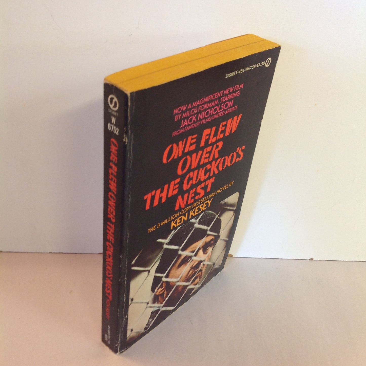 Vintage 1962 Mass Market Paperback One Flew Over the Cuckoo's Nest Ken Kesey Movie Tie-In Edition