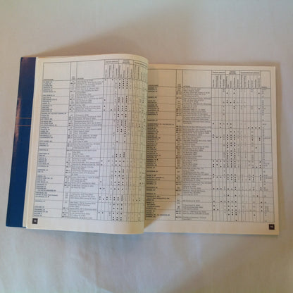 Vintage Spring/Summer 2002 Amtrak National Timetable Train Railroad Schedule Map