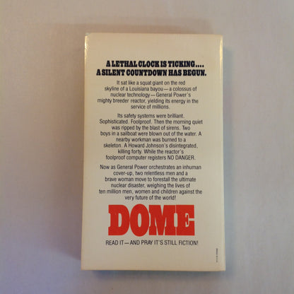Vintage 1979 Mass Market Paperback DOME Lawrence Huff