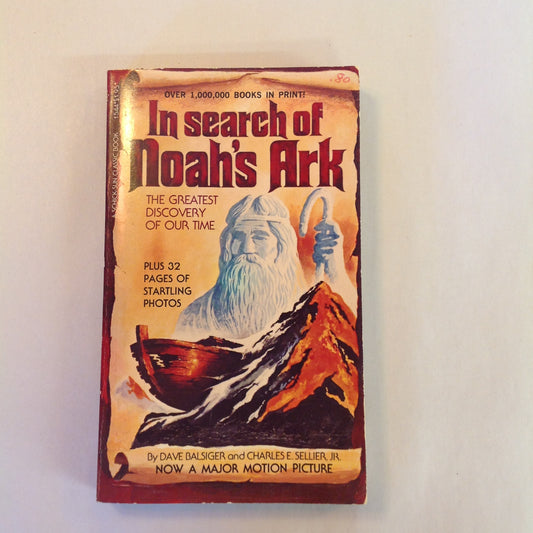 Vintage 1976 Mass Market Paperback In Search of Noah's Ark Dave Balsiger and Charles Selllier Jr Movie Tie-In
