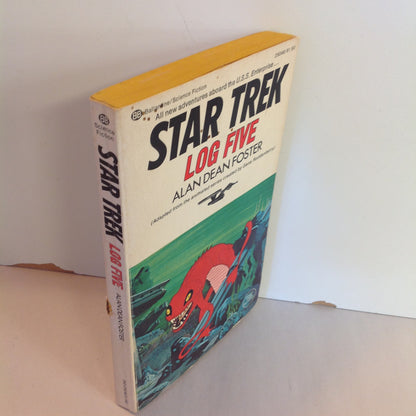 Vintage 1975 Mass Market Paperback Star Trek Log Five Alan Dean Foster