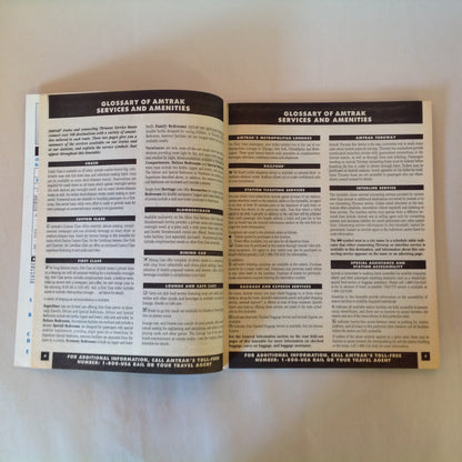 Vintage Spring/Summer 1996 Amtrak National Timetable Travel Agent Train Schedule