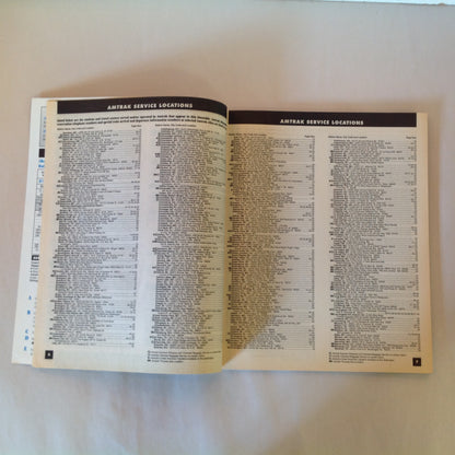 Vintage Spring/Summer 1996 Amtrak National Timetable Travel Agent Train Schedule