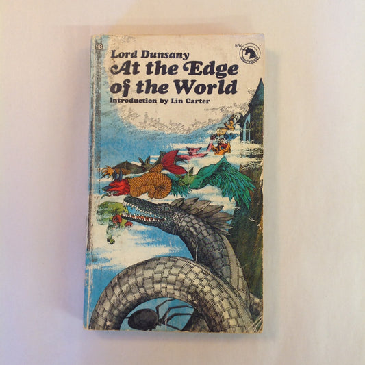 Vintage 1970 Mass Market Paperback At the Edge of the World Lord Dunsany