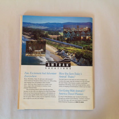 Vintage Spring/Summer 1996 Amtrak National Timetable Travel Agent Train Schedule