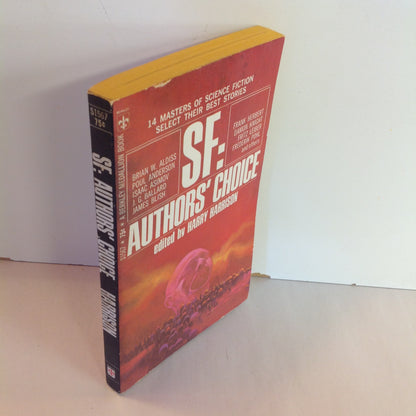 Vintage 1968 Mass Market Paperback SF: Author's Choice Edited by Harry Harrison First Edition