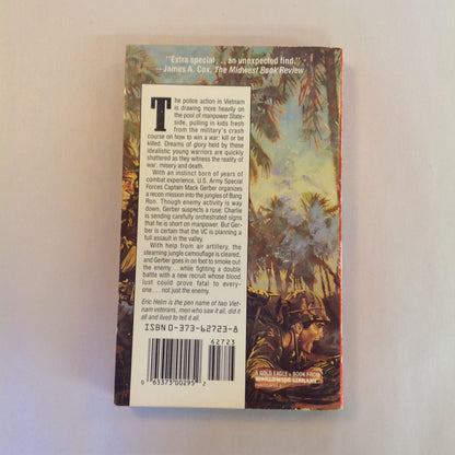 Vintage 1990 Mass Market Paperback Vietnam: Ground Zero: Warrior Eric Helm