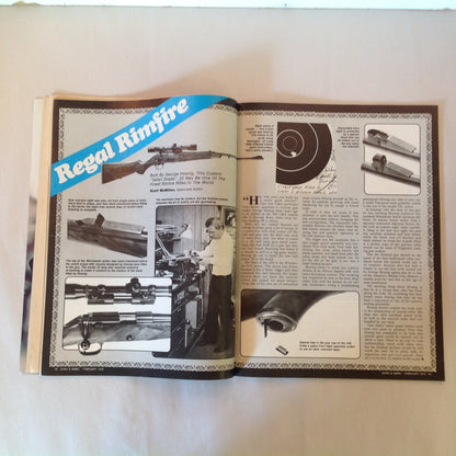 Vintage Feb 1976 Guns & Ammo Magazine Shoot That Luger Regal Rimfire Winchester .270