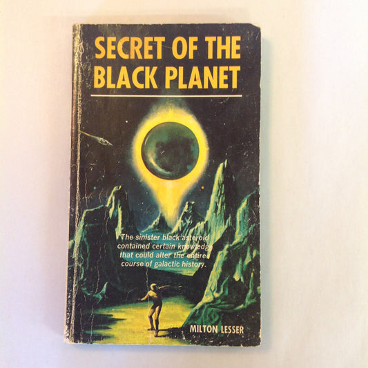 Vintage 1969 Mass Market Paperback Secret of the Black Planet Milton Lesser