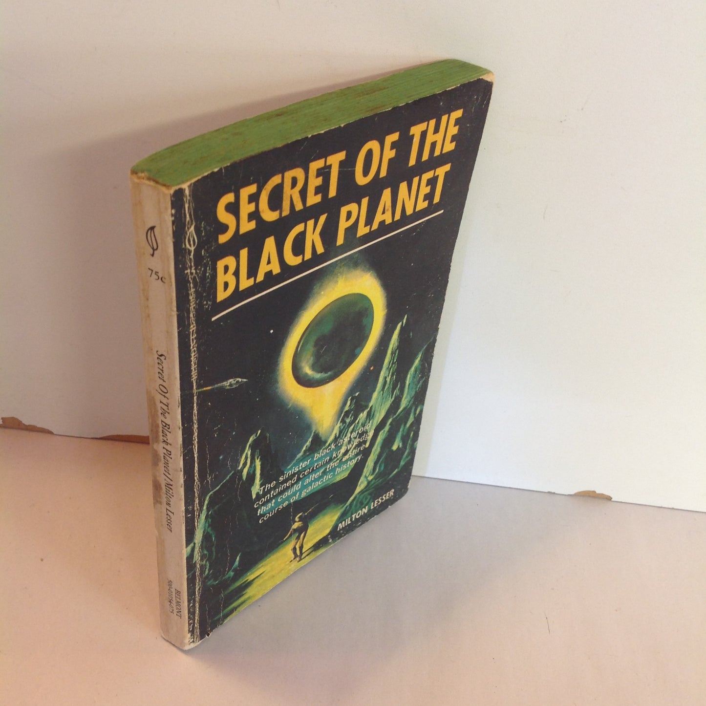 Vintage 1969 Mass Market Paperback Secret of the Black Planet Milton Lesser