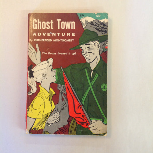 Vintage 1964 Mass Market Paperback Ghost Town Adventure Rutherford Montgomery
