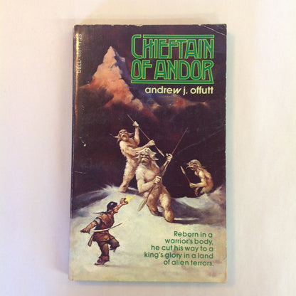 Vintage 1976 Mass Market Paperback Chieftain of Andor Andrew J Offutt