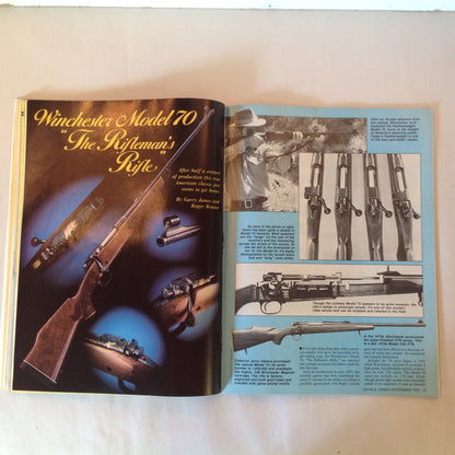 Vintage Nov 1985 Guns & Ammo Magazine Winchester Model 70 Two-Fisted Sixgunning Uzi Convert Shotguns