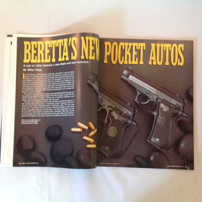 Vintage Nov 1989 Guns & Ammo Magazine Berretta Potent Pocket Duo .45 Vs 10mm .22 Rimfire Rifle Roundup