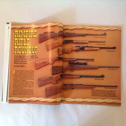 Vintage Nov 1989 Guns & Ammo Magazine Berretta Potent Pocket Duo .45 Vs 10mm .22 Rimfire Rifle Roundup
