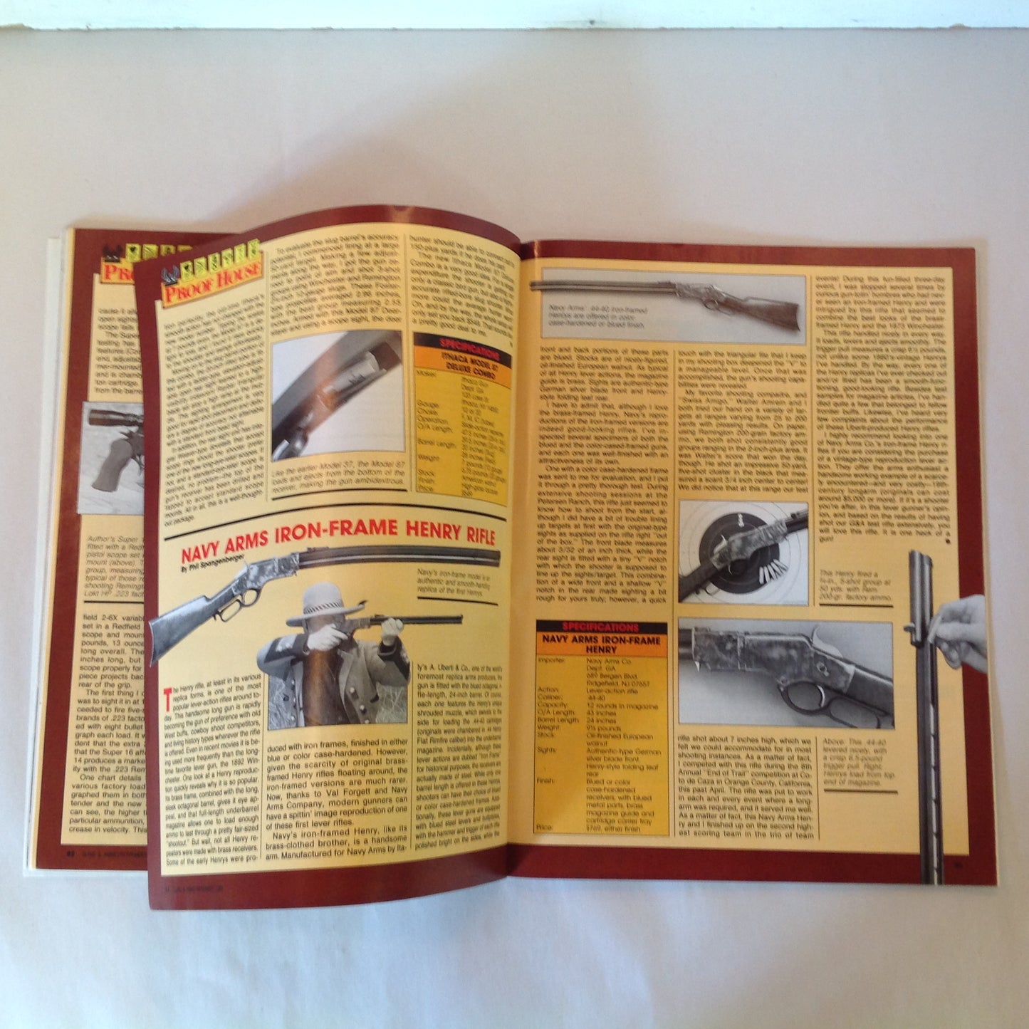 Vintage Nov 1989 Guns & Ammo Magazine Berretta Potent Pocket Duo .45 Vs 10mm .22 Rimfire Rifle Roundup