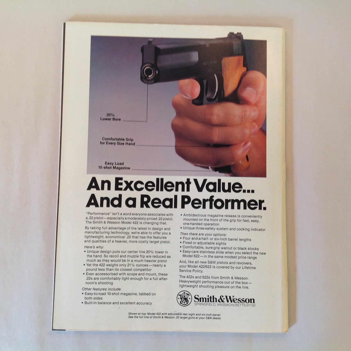 Vintage Nov 1989 Guns & Ammo Magazine Berretta Potent Pocket Duo .45 Vs 10mm .22 Rimfire Rifle Roundup